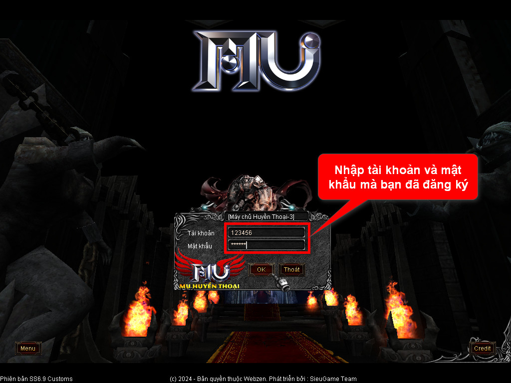 Chức năng chính của Game MU Hắc Long
